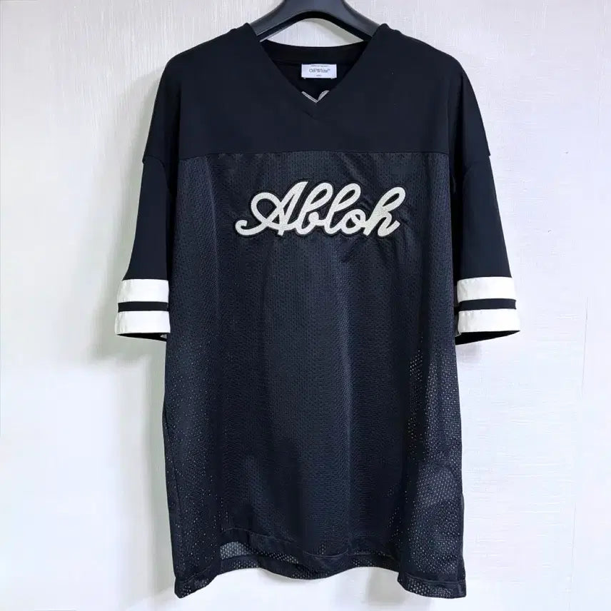 [BUNJANG] Off-White Virgil Abloh Football Jersey - Black (Size M) / 오프화이트 버질 아블로 풋볼 져지 M 사이즈 판매합니다.