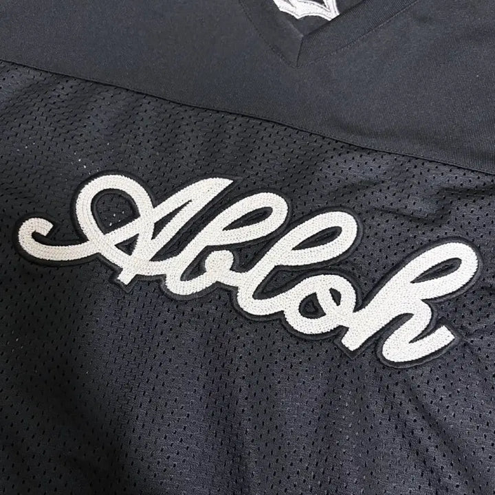 [BUNJANG] Off-White Virgil Abloh Football Jersey - Black (Size M) / 오프화이트 버질 아블로 풋볼 져지 M 사이즈 판매합니다.