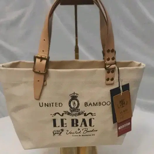 [BUNJANG] United Bamboo LE BAC Classic 009 Canvas &amp; Leather Shoulder Bag / 유난이티드뱀부 르백 클래식 009