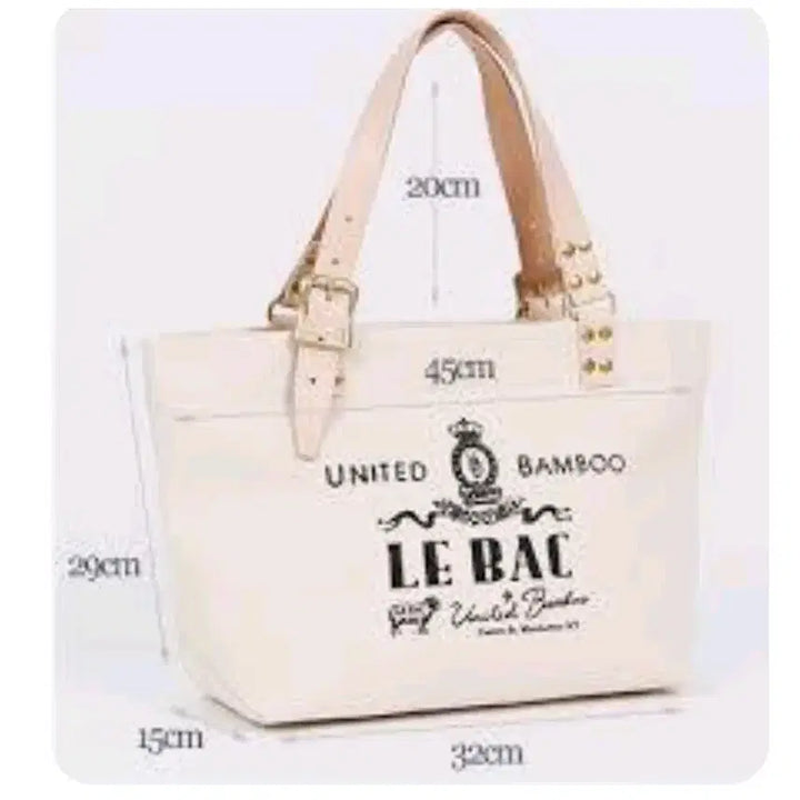 [BUNJANG] United Bamboo LE BAC Classic 009 Canvas &amp; Leather Shoulder Bag / 유난이티드뱀부 르백 클래식 009