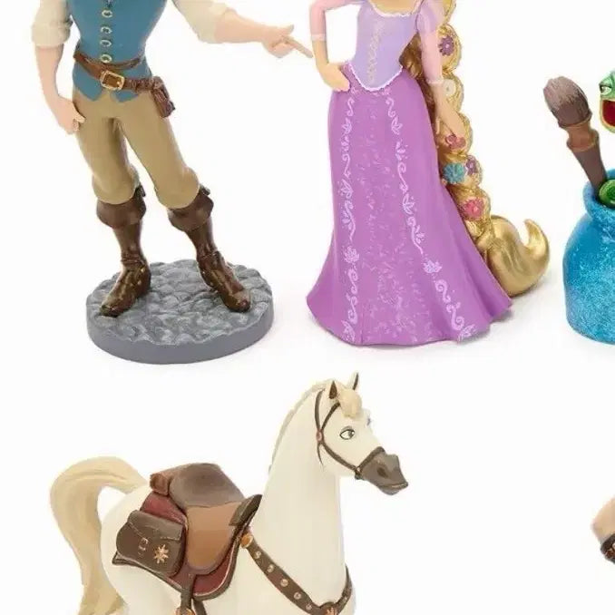 [BUNJANG] Disney Tangled Rapunzel Figure 3-Piece Set / (새상품)디즈니 라푼젤 피규어 3종 세트
