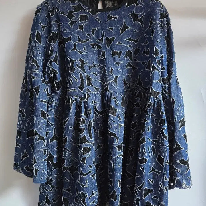 [BUNJANG] Denim Blouse (Size 55-66) / 데님 블라우스(55~66)