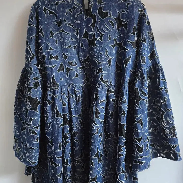[BUNJANG] Denim Blouse (Size 55-66) / 데님 블라우스(55~66)