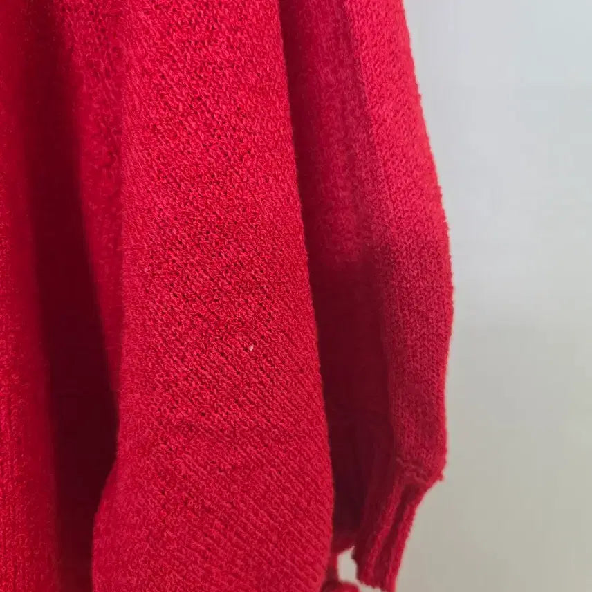 [BUNJANG] 8seconds Red Lettering Short Sleeve Knit / 8세컨즈 레드 레터링 반팔 니트