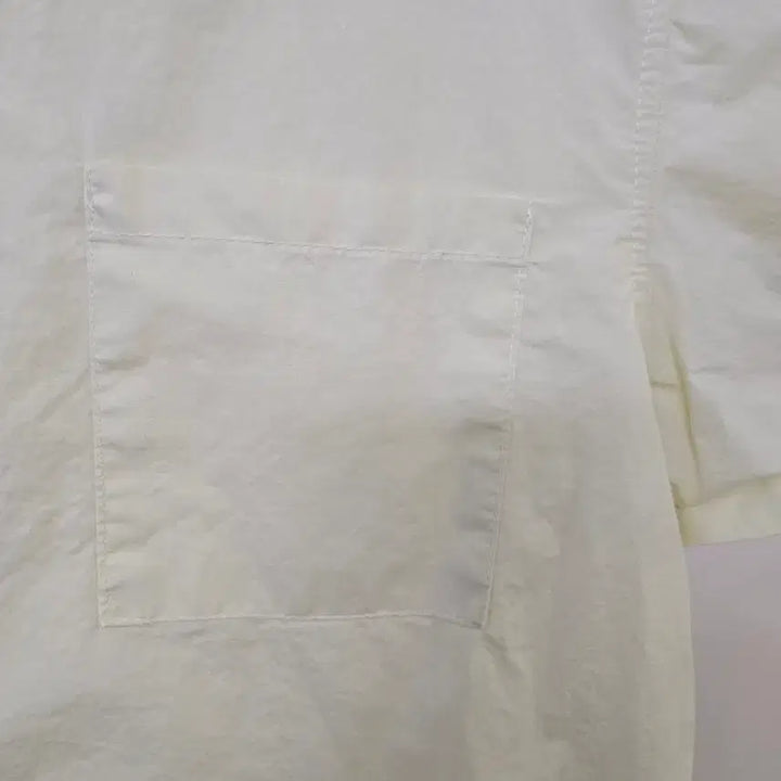 [BUNJANG] NANING9 Yellow Short Sleeve Cropped Shirt / NANING9노란색 반팔 셔츠 크롭핏
