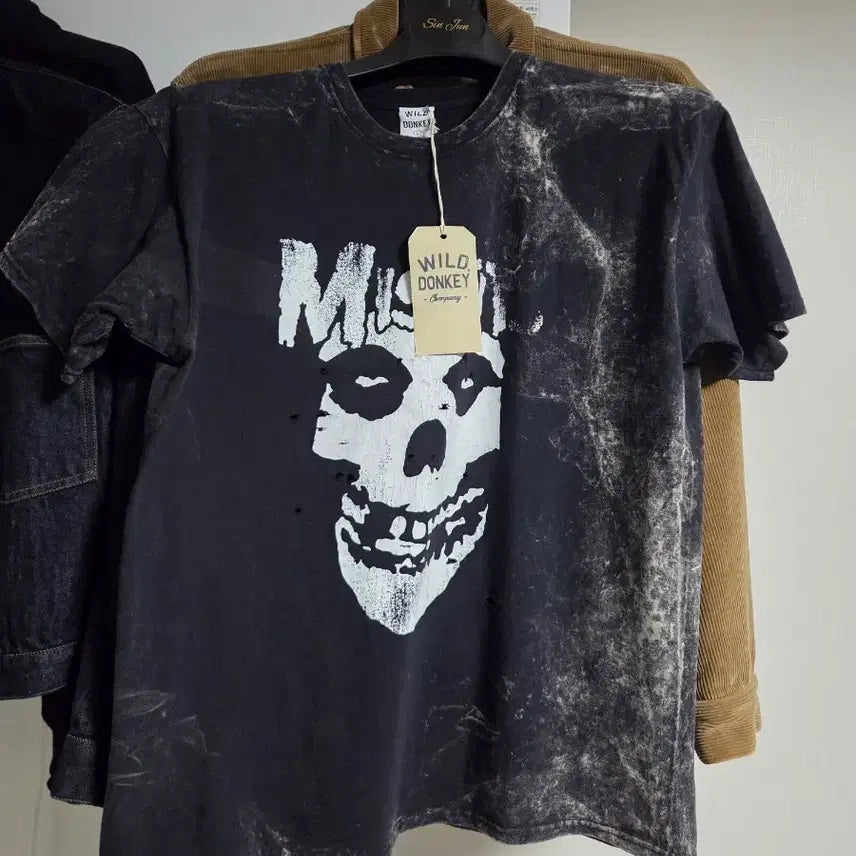 [BUNJANG] Wild Donkey MISFITS Vintage T-Shirt / (L) 와일드 동키 MISFITS 빈티지 티셔츠