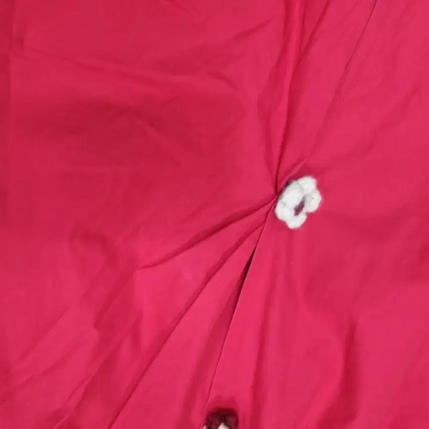 [BUNJANG] Red Sleeveless Maxi Dress with Embroidered Detail / 보세 나시 롱 원피스