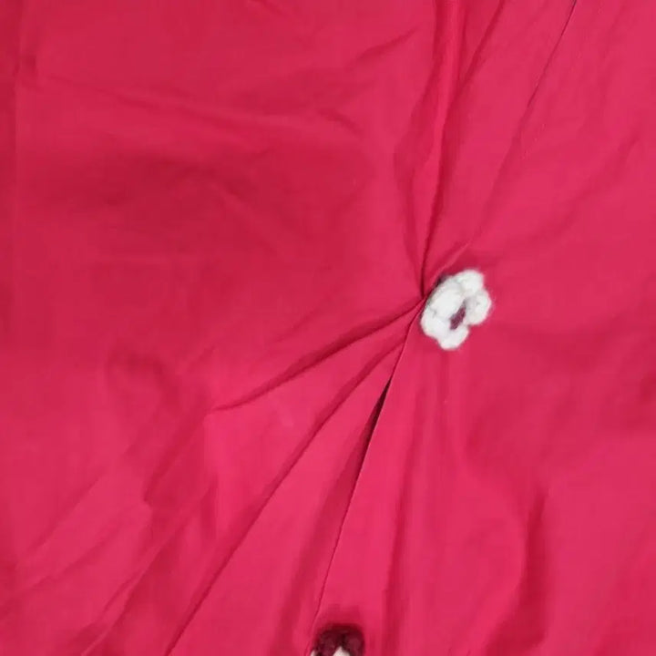 [BUNJANG] Red Sleeveless Maxi Dress with Embroidered Detail / 보세 나시 롱 원피스