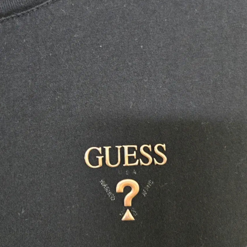 [BUNJANG] Guess Black Short Sleeve T-Shirt / 게스 블랙 반팔 티셔츠