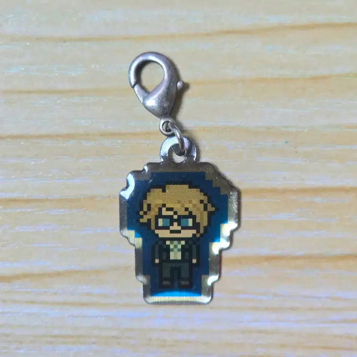 [BUNJANG] Danganronpa Togami Byakuya Pixel Metal Charm Collection / [고전] 단간론파 토가미 뱌쿠야 픽셀 메탈 챰 콜렉션