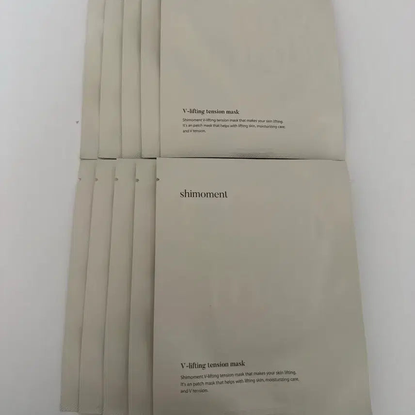 [BUNJANG] Simomont V Lifting Tension Mask 10 Sheets Bundle Set / 시모먼트 V리프팅 텐션 마스크 10매 일괄판매