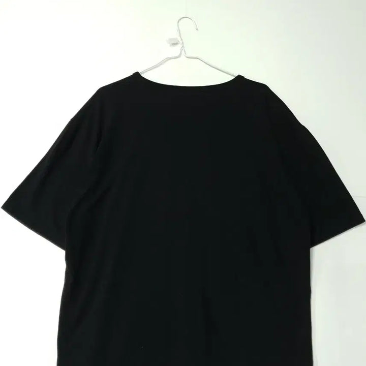 [BUNJANG] Smile Printing Black Short Sleeve T-shirt / 스마일 프린팅 블랙 반팔 티셔츠 0362