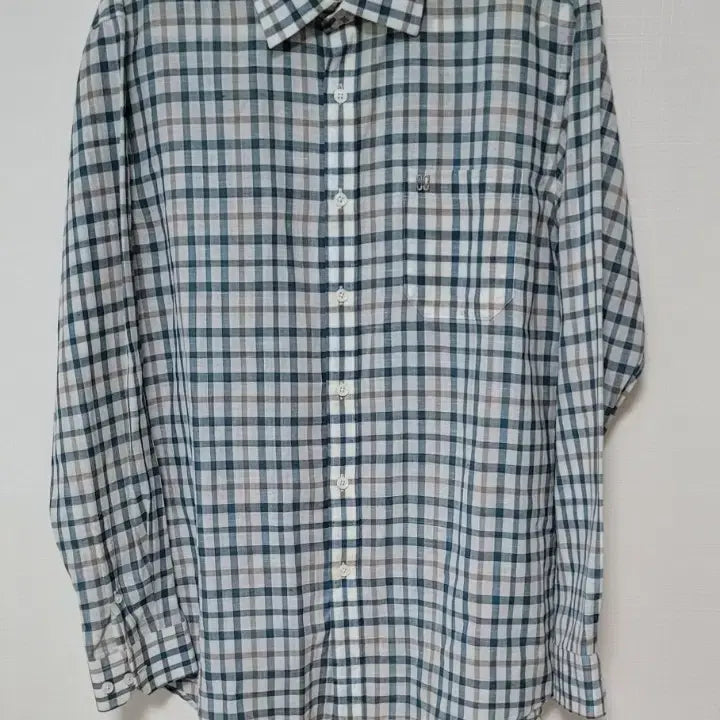 [BUNJANG] Daks Check Long-Sleeve Shirt Size 105 / [새상품] 닥스 체크 긴팔 105사이즈