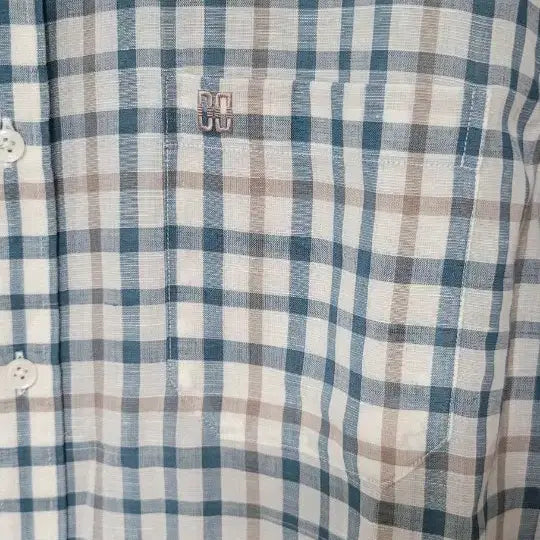 [BUNJANG] Daks Check Long-Sleeve Shirt Size 105 / [새상품] 닥스 체크 긴팔 105사이즈