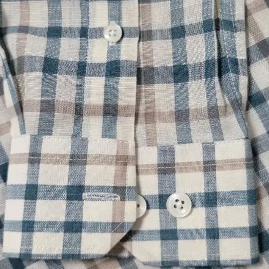 [BUNJANG] Daks Check Long-Sleeve Shirt Size 105 / [새상품] 닥스 체크 긴팔 105사이즈