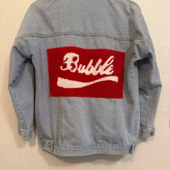 [BUNJANG] Bubble Logo Denim Jacket / 버블 로고 데님 자켓 청자켓