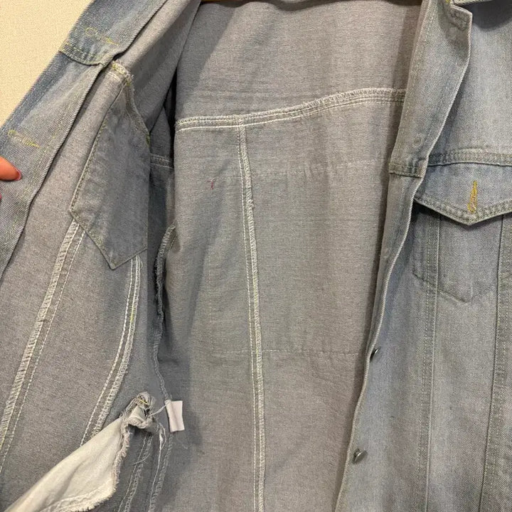 [BUNJANG] Bubble Logo Denim Jacket / 버블 로고 데님 자켓 청자켓