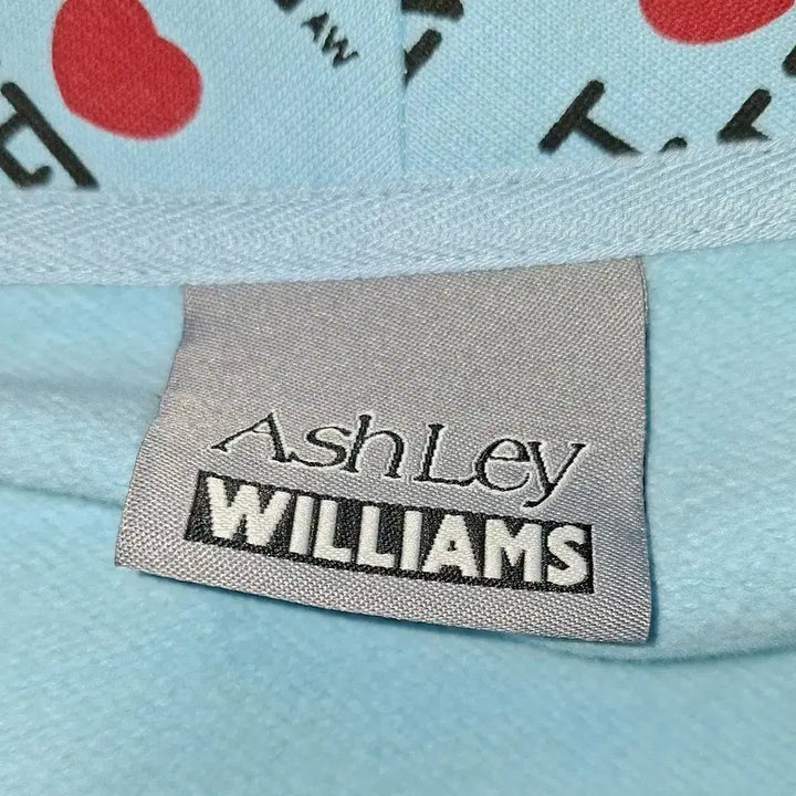 [BUNJANG] Ashley Williams I Heart Me Blue Hoodie Zip-Up / 급처! 애슐리 윌리엄스 아이 하트 미 블루 후드집업