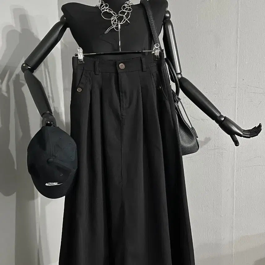 [BUNJANG] A-Line Long Skirt Black / A라인롱스커트/블랙롱스커트/롱스커트