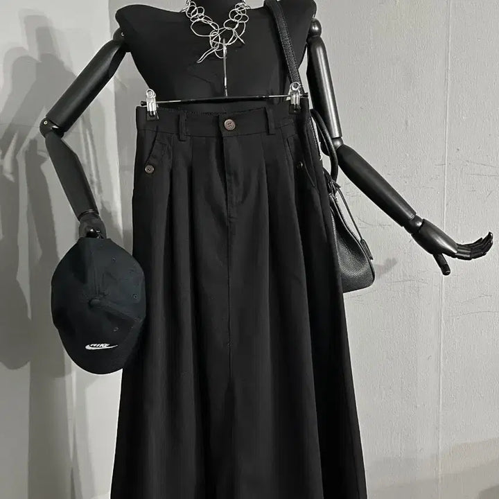 [BUNJANG] A-Line Long Skirt Black / A라인롱스커트/블랙롱스커트/롱스커트
