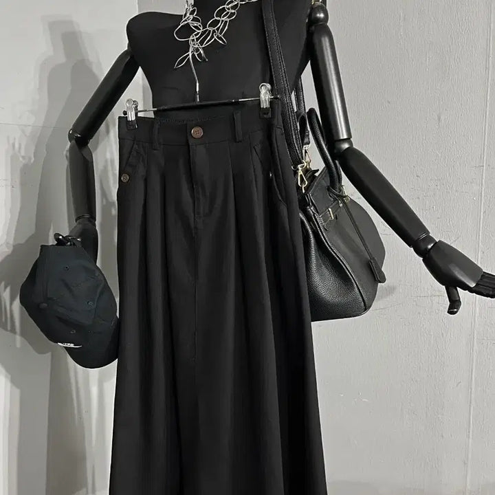[BUNJANG] A-Line Long Skirt Black / A라인롱스커트/블랙롱스커트/롱스커트