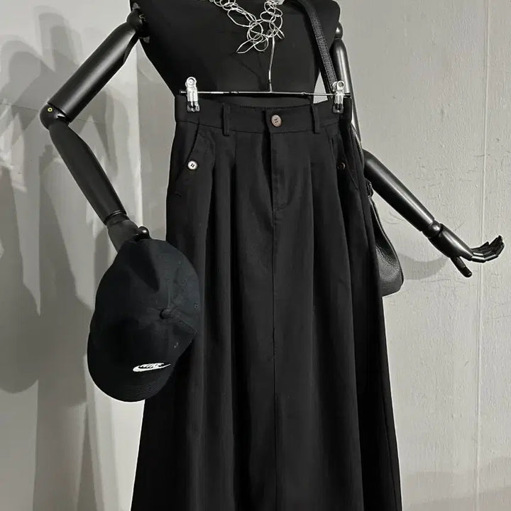 [BUNJANG] A-Line Long Skirt Black / A라인롱스커트/블랙롱스커트/롱스커트