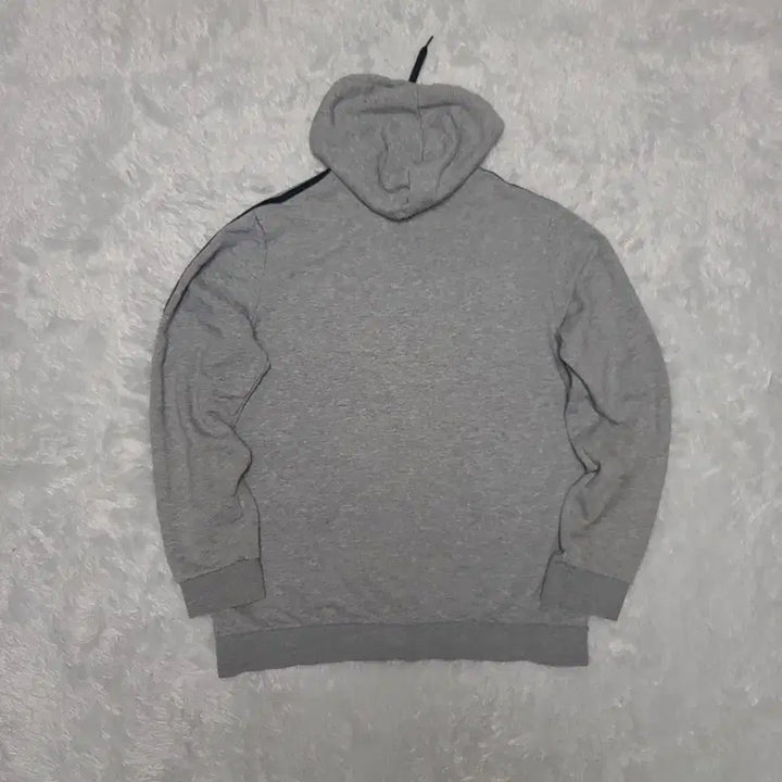 [BUNJANG] Adidas Grey Three-Stripes Full-Zip Hoodie 2XL / 아디다스 그레이 삼선 2XL 후드집업