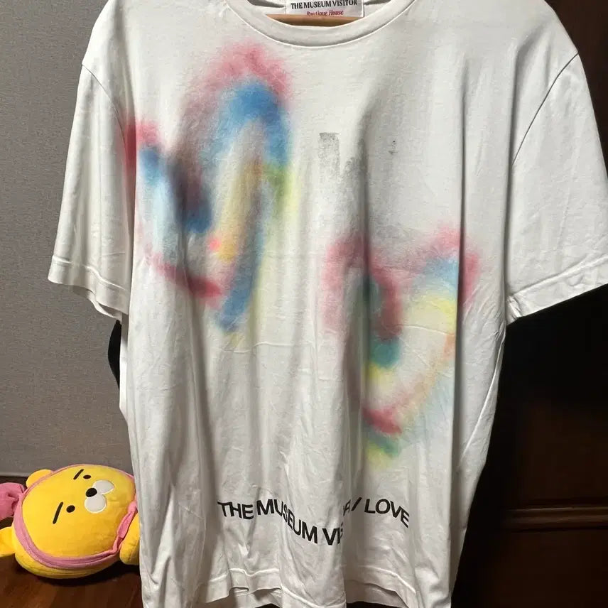 [BUNJANG] The Museum Visitor Love Short Sleeve T-Shirt (L) / 더뮤지엄비지터 Love 반팔 티셔츠 L