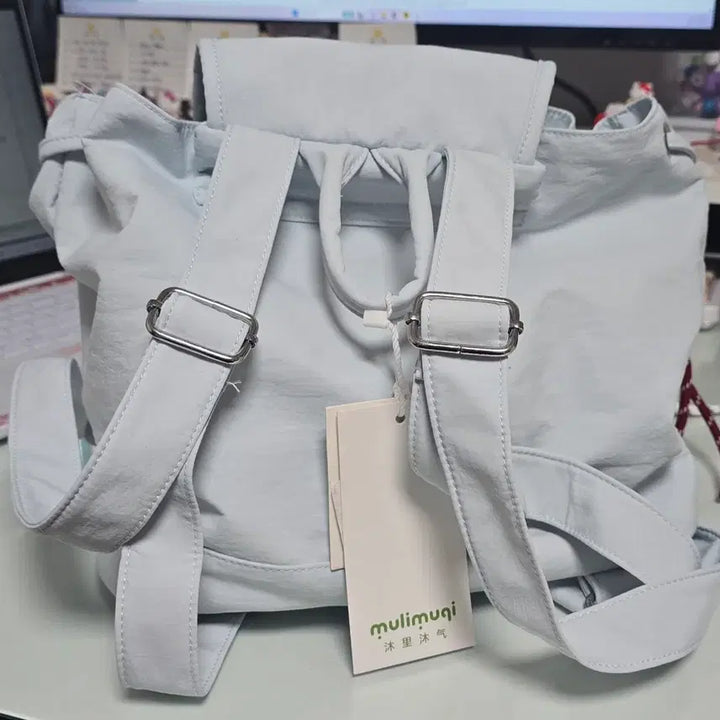 [BUNJANG] Hello Kitty Sky Blue Backpack (Unused) / (미사용) 헬로 키티 하늘색 백팩