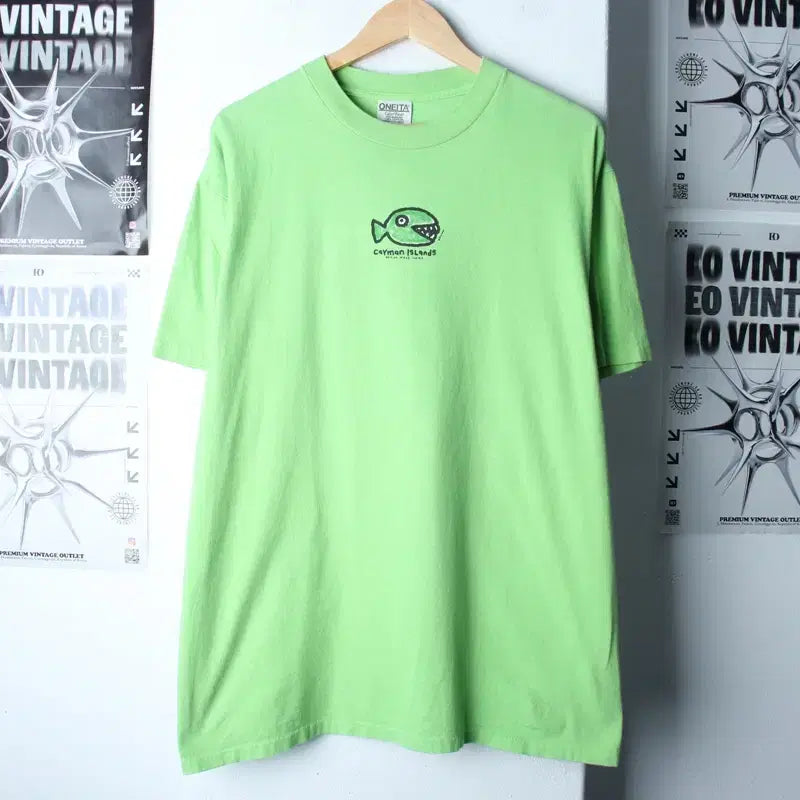 [BUNJANG] Oneyta Single Stitch T-Shirt / (L-XL) 오네이타 반팔 티셔츠 싱글스티치 90s 년대-760E