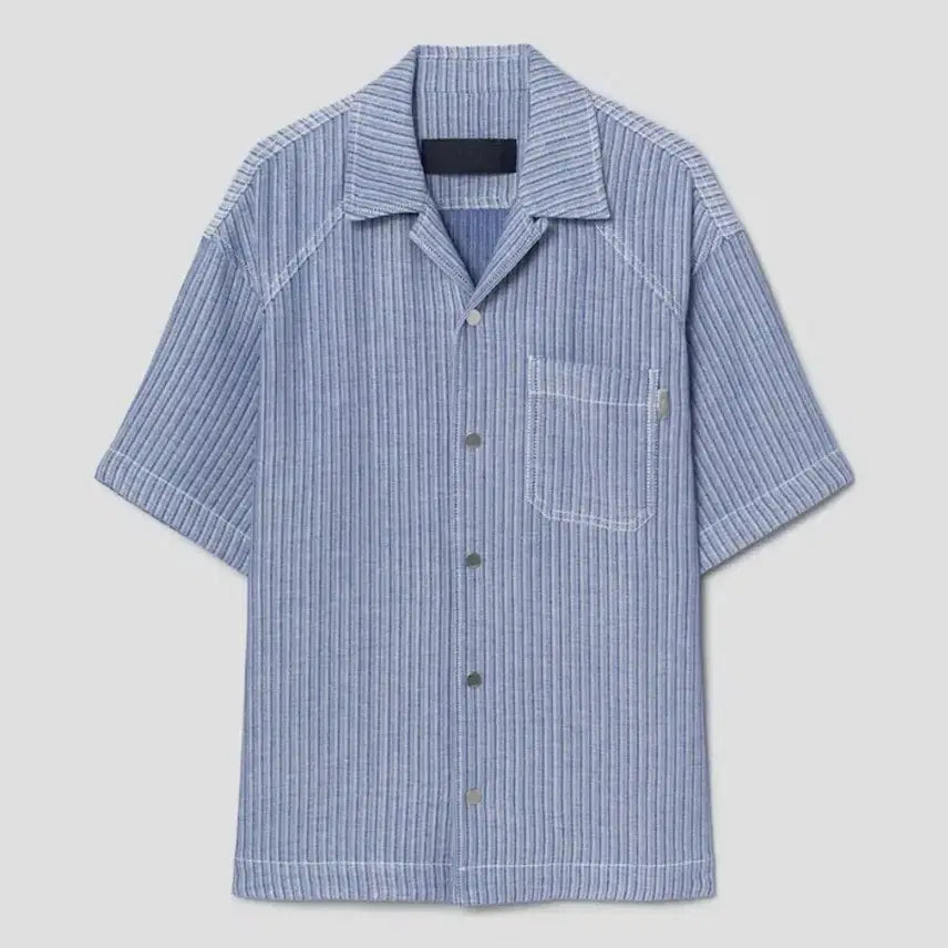 [BUNJANG] JUUN.J 26SS Slub Rib Stripe Shirt (Size 48) / 준지 26ss 슬럽 립 스트라이프 셔츠(48)
