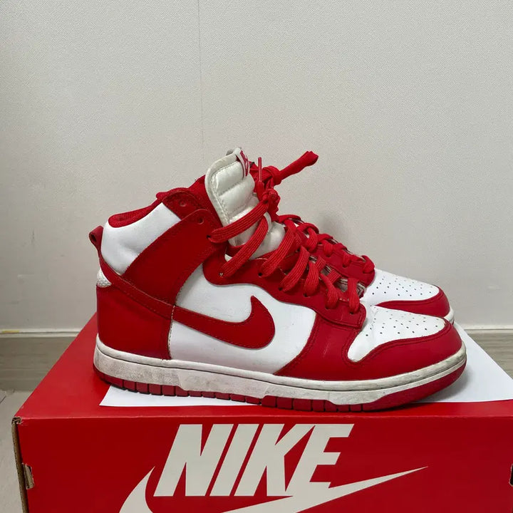 [BUNJANG] Nike Dunk High University Red (Kentucky) Sneakers / 나이키 덩크 하이 레드(유니버시티)