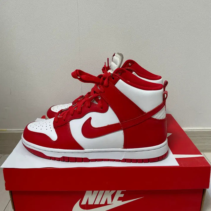 [BUNJANG] Nike Dunk High University Red (Kentucky) Sneakers / 나이키 덩크 하이 레드(유니버시티)