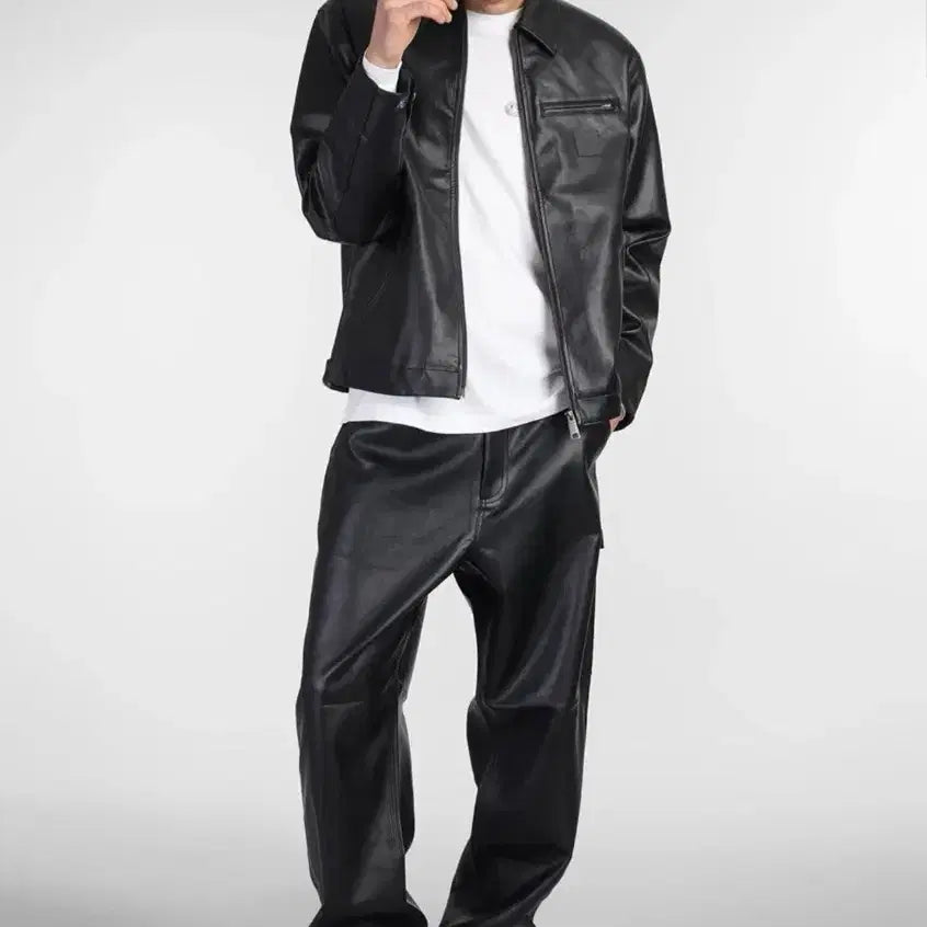 [BUNJANG] Carhartt Leather Jacket / 칼하트 가죽자켓