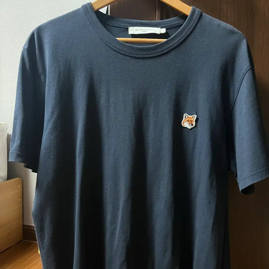 [SOLD OUT] 메종키츠네 폭스 패치 반팔 티셔츠