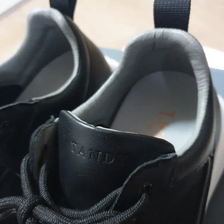 [BUNJANG] Tandy Leather Sneakers - Black (235) / 탠디 스니커즈