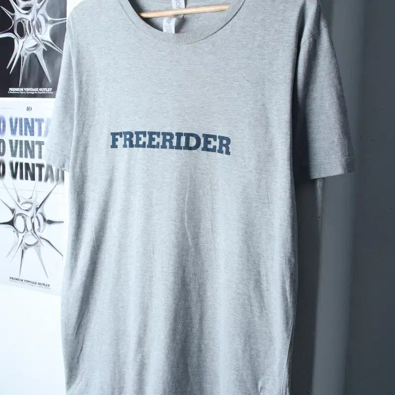 [BUNJANG] Nonnative Lettering Half Sleeve T-Shirt Grey / (L) 논네이티브 반팔 티셔츠 레터링 그레이 일본-7615