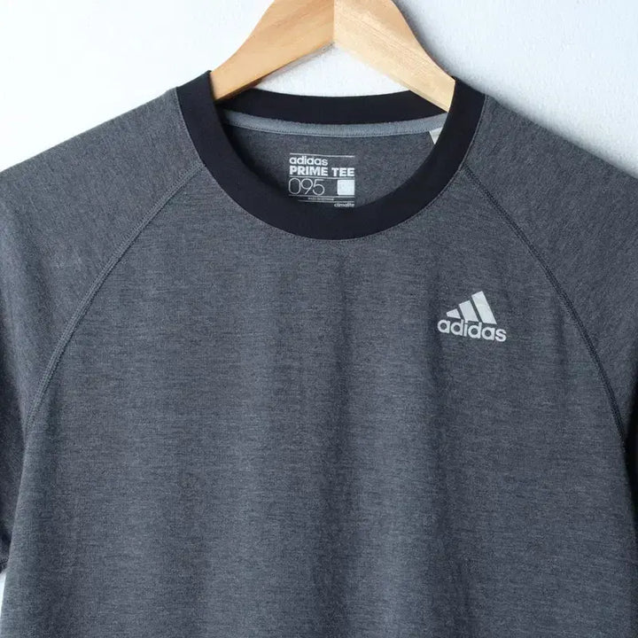 [BUNJANG] Adidas Raglan Short Sleeve T-Shirt Functional Grey / (M) 아디다스 반팔 티셔츠 기능성 나그랑 그레이-7616