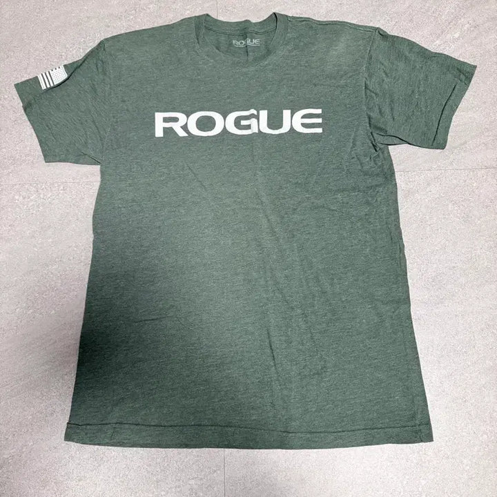 [BUNJANG] Rogue Fitness Basic T-Shirt Forest Green / [L] 로그 피트니스 Rogue 베이직 티셔츠 포레스트 그린