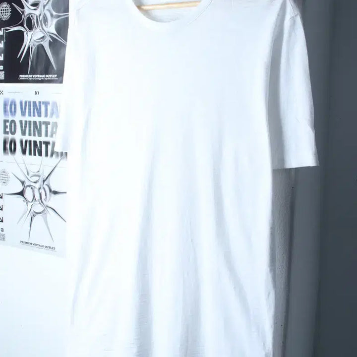 [BUNJANG] Time Half Sleeve T-Shirt White XL / (XL) 타임 반팔 티셔츠 한섬 무지 화이트-761B