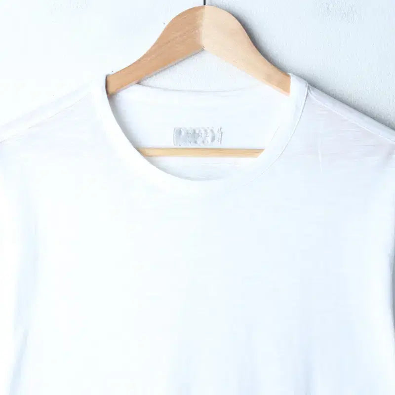 [BUNJANG] Time Half Sleeve T-Shirt White XL / (XL) 타임 반팔 티셔츠 한섬 무지 화이트-761B