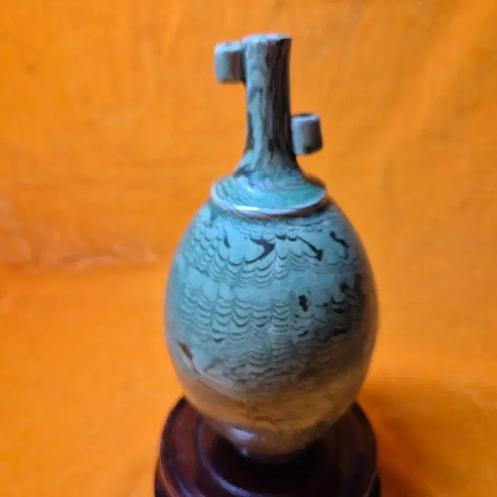 [BUNJANG] Chinese Celadon Porcelain Vase / 중국도자기 연리문 병