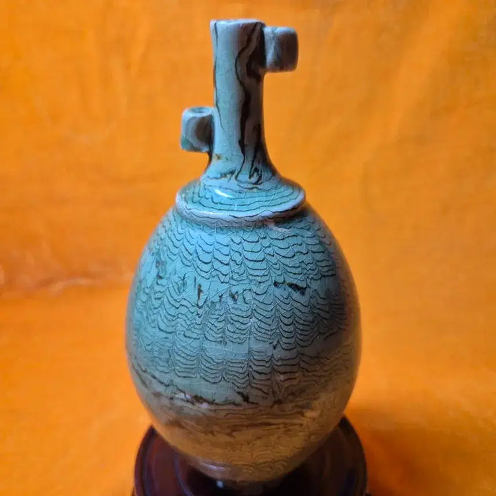 [BUNJANG] Chinese Celadon Porcelain Vase / 중국도자기 연리문 병