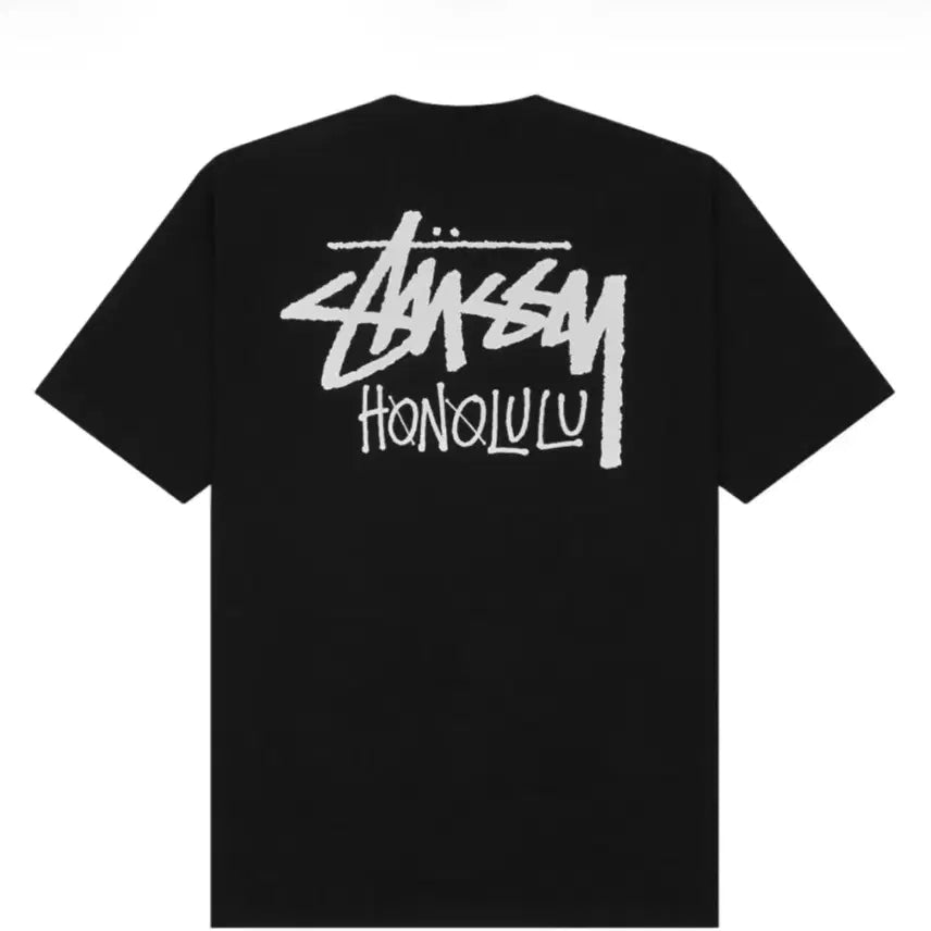 [BUNJANG] Stussy Honolulu Black T-Shirt XXL / 스투시 호놀룰루 블랙 반팔티셔츠 xxl