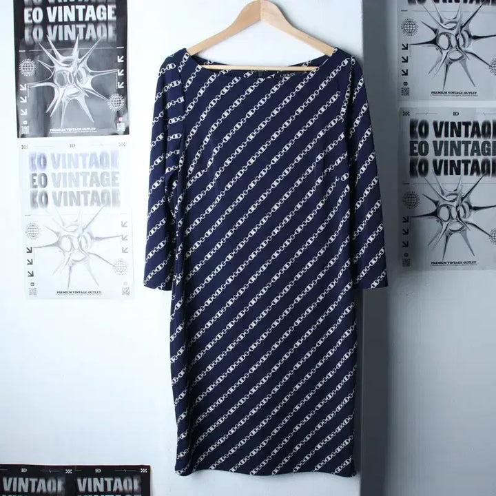 [BUNJANG] Polo Ralph Lauren Dress 2XL / W(2XL) 폴로 랄프로렌 드레스 원피스 작은데미지 빅사이즈-762B