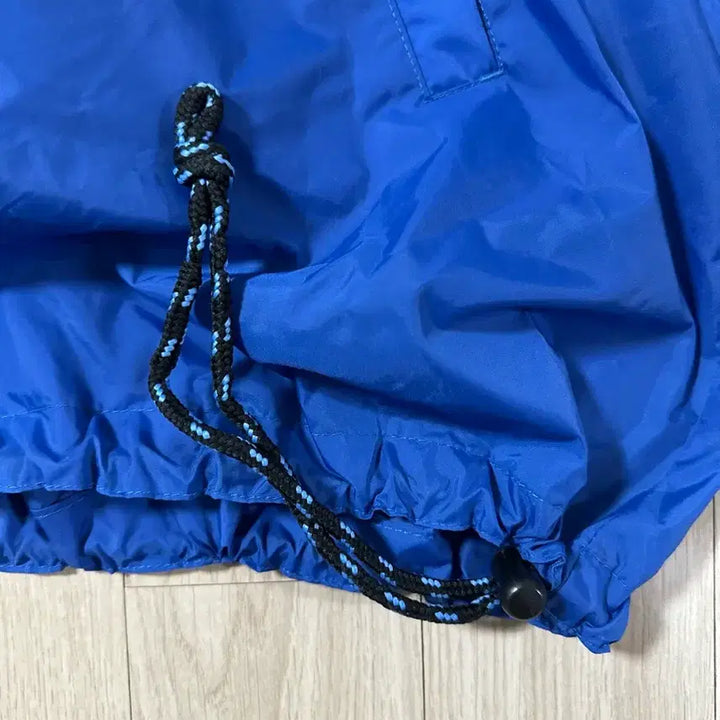 [BUNJANG] 90s Nike Anorak Windbreaker Black/Blue / 90s 나이키 바람막이 아노락 블랙/블루