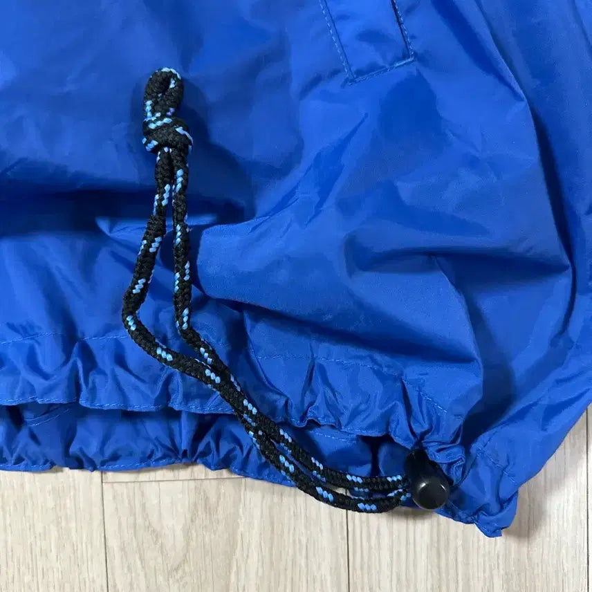 [BUNJANG] 90s Nike Anorak Windbreaker Black/Blue / 90s 나이키 바람막이 아노락 블랙/블루