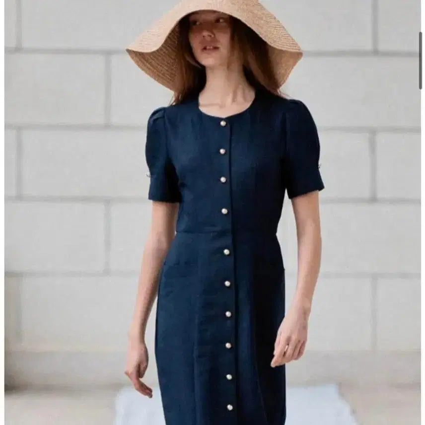 [BUNJANG] Sienne Julia Goldish Dress / 여성여자 S(44~55)-시엔느 줄리아 골디쉬 드레스 봄 여름원피스하객룩