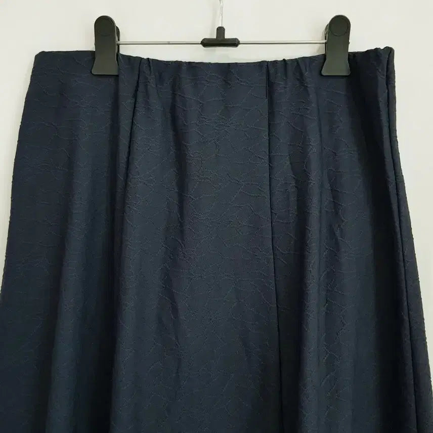 [BUNJANG] Vintage Embroidered Spandex Flare Long Skirt XL / 빈티지 밴딩 자수 스판 플레어 롱 스커트 여XL Q593