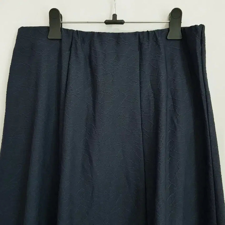 [BUNJANG] Vintage Embroidered Spandex Flare Long Skirt XL / 빈티지 밴딩 자수 스판 플레어 롱 스커트 여XL Q593
